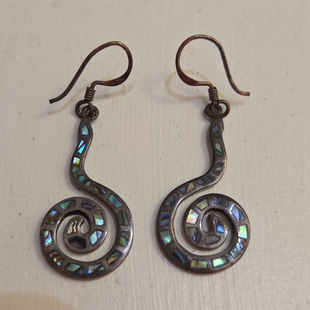 Elegant Spiral Shell Earrings